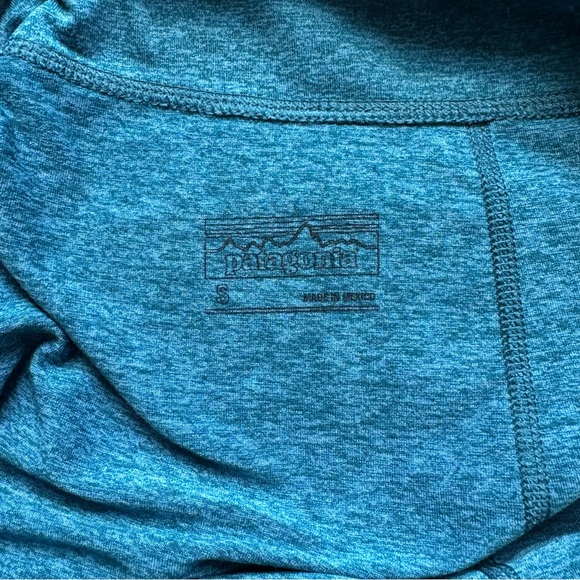 Patagonia seabrooke teal a line athletic skirt size small length 22 inches - Picture 8 of 9